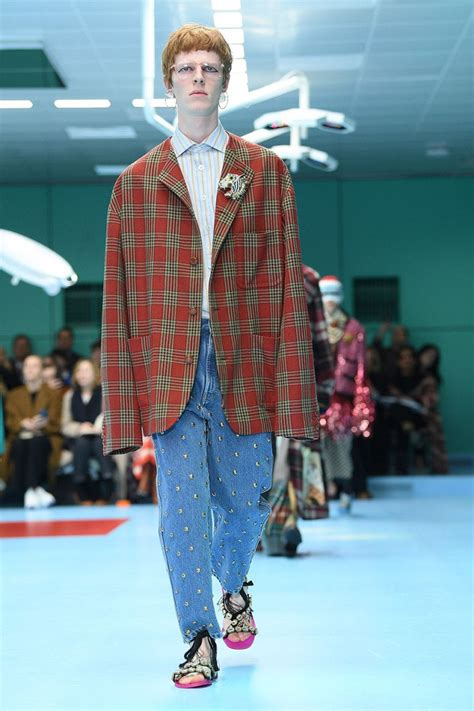 gucci fw18 mens|Gucci runway dresses.